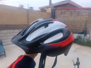 Bicicleta Montaña Roja y azul