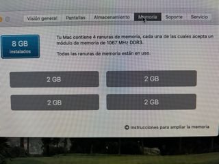 Imac 2009 de 21 pulgadas con teclado (8GB de RAM)