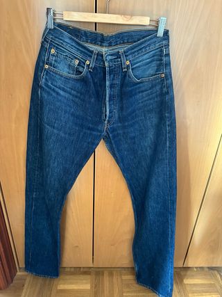 Pantalón vaquero hombre azul Levis 501