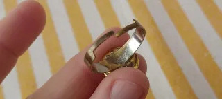 Anello con mazzolino fiori regolabile