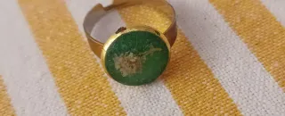 Anello con mazzolino fiori regolabile