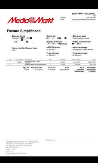 Apple AirPods 4 Cancelación Activa de Ruido
