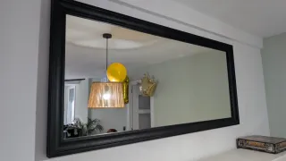 Espejo IKEA TOFTBYN Negro 165x75cm