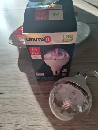 Bombilla LED Lexman colores E27 5W