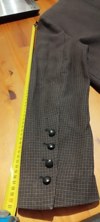 Americana Zara Marrón/Negra Talla XL