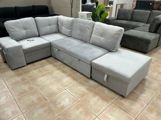 Sofá cama rinconera modular + arcón