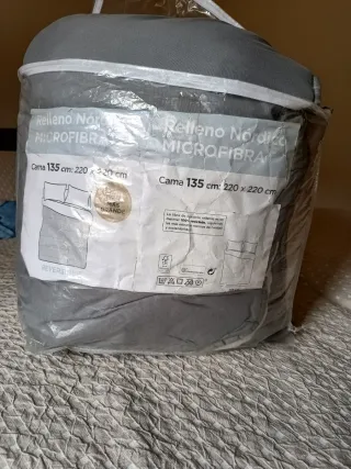 Edredón cama 135x180-200 Gris