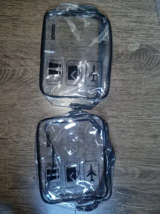Bolsos transparentes OSDUE para viaje