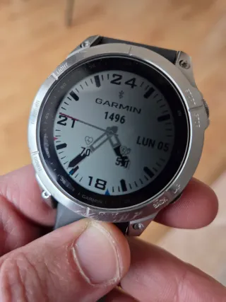 Garmin Fenix 7 Smartwatch Plata/Negro