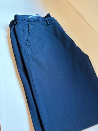 Pantalón Chino Massimo Dutti Azul Talla 40