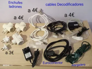 3Cargadores pilas,Enchufes,etc(ver precios )