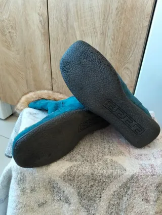 Botas de mujer azul talla 38.