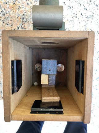 Proyector Diapositivas Relley Leitax Madera