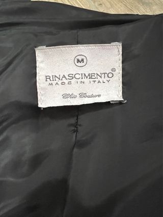 Cappotto nero rinascimento M
