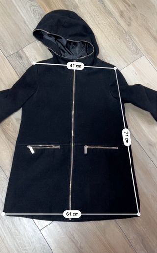 Cappotto nero rinascimento M