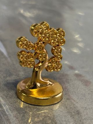 Albero dei soldi Feng Shui dorato