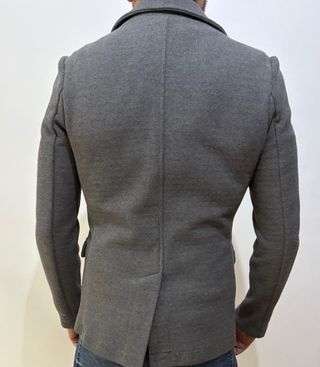 Chaqueta Zara Gris Invierno