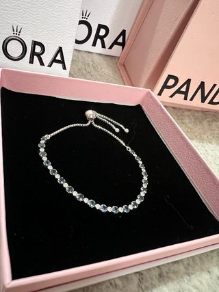 Pulsera Pandora plata y circonitas