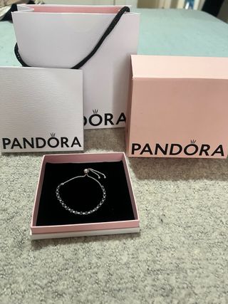 Pulsera Pandora plata y circonitas