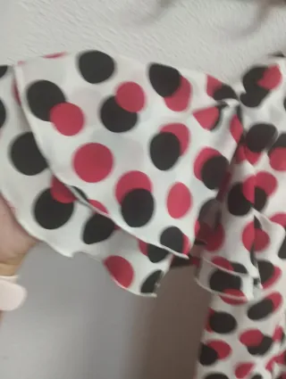 Vestido Flamenca Lunares Rojo y Negro