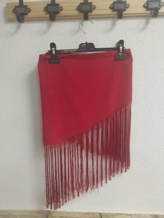 Vestido Flamenca Lunares Rojo y Negro