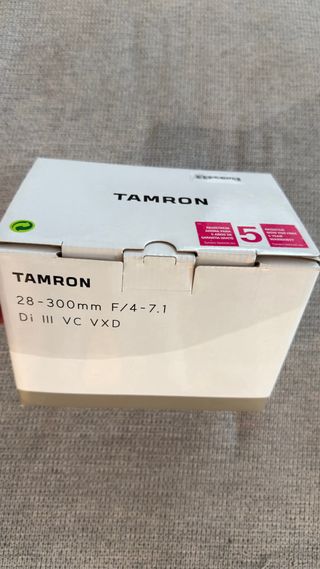 Objetivo Tamron 28-300mm