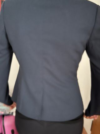 Giacca elegante blu taglia 42