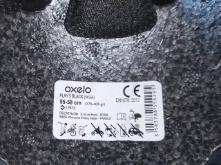 Kit Protección Oxelo + Casco Negro