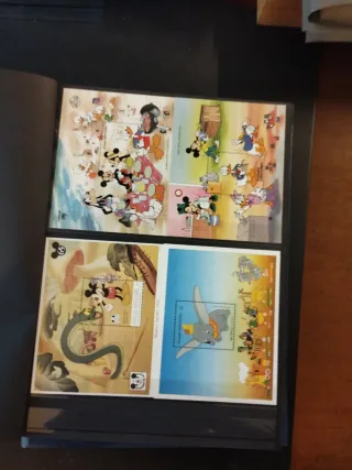 Album di francobolli Disney Filatelia 3 volumi