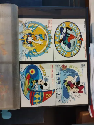 Album di francobolli Disney Filatelia 3 volumi