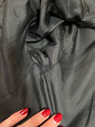 Cappotto corto grigio con bottoni