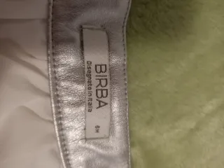 Gonnellina neonata  in similpelle BIRBA