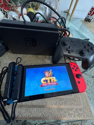 Nintendo Switch Negra y Roja