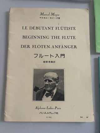 Lote libros flauta travesera conservatorio