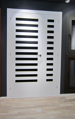 Puerta Doble Lacada Blanca