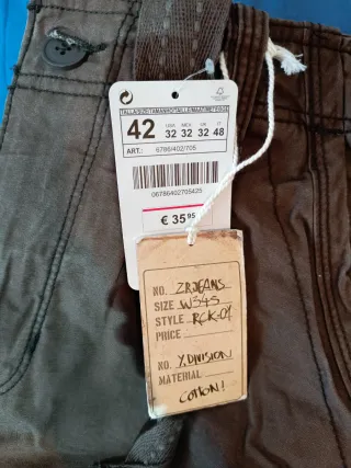 Pantalón Cargo Zara Talla 42 nuevo con etiquetas