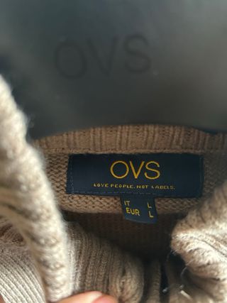 Maglioni uomo collo alto zip grigio e marrone