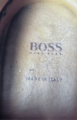 Scarpe uomo Hugo Boss pelle nera