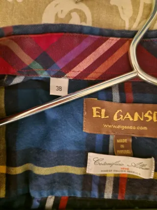 Camisa El Ganso cuadros azul