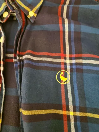 Camisa El Ganso cuadros azul