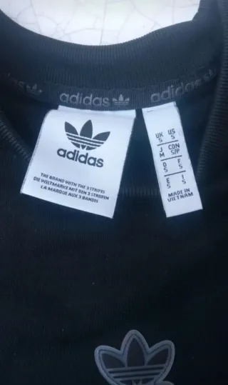 Felpa girocollo Adidas Originals uomo nera