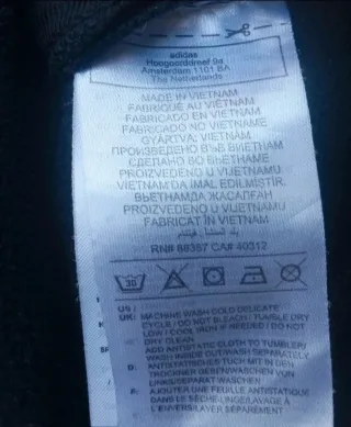 Felpa girocollo Adidas Originals uomo nera