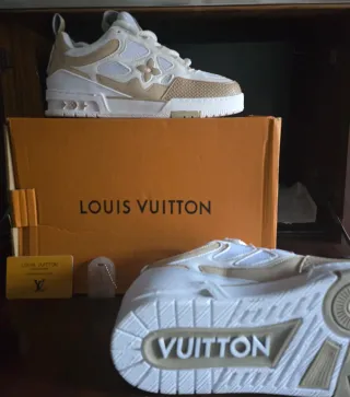 Louis Vuitton Skate Beige Talla 41