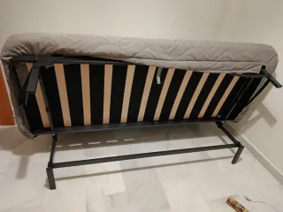 Sofá Cama IKEA NYHAMN Gris/Beige