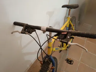 Bicicleta BH supra amarilla