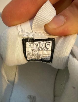 Zapatillas Fila bebé número 24