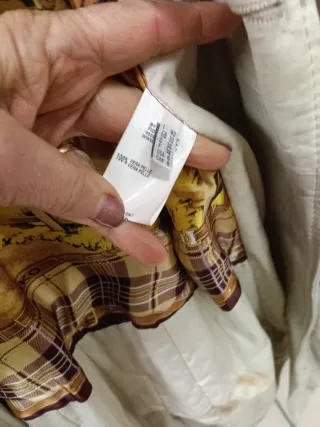 Vintage cappotto in pelle beige