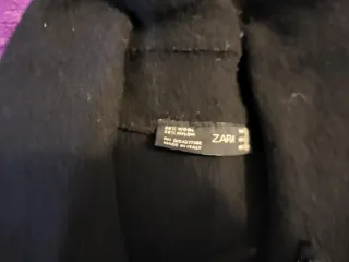 Chaqueta Zara Algodón Negra Talla L