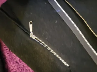 Chaqueta Zara Algodón Negra Talla L