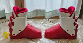 Scarponi sci Tecnica Racer vintage rossi taglia 5